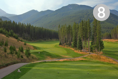 Hideaway, Hole #8 at Greywolf Golf Course in Panorama, BC. 