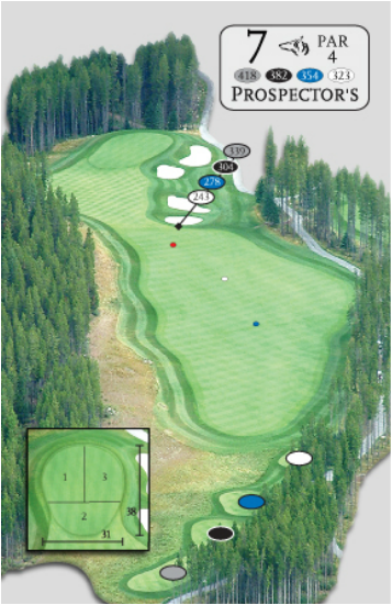 Greywolf Golf Course Hole 1 Panorama British Columbia