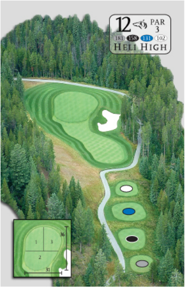 Greywolf Golf Course Hole 1 Panorama British Columbia